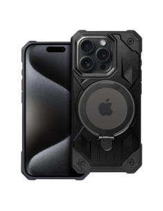 ARMOR MAG COVER Coque compatible avec MagSafe pour IPHONE 15 Pro noir 2