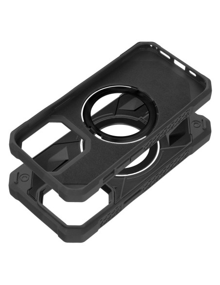 ARMOR MAG COVER Coque compatible avec MagSafe pour IPHONE 15 Pro noir