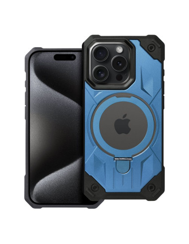 ARMOR MAG COVER compatible avec MagSafe pour IPHONE 15 Pro bleu