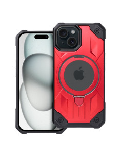 ARMOR MAG COVER compatible avec MagSafe pour IPHONE 15 rouge 2