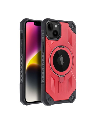 ARMOR MAG COVER compatible avec MagSafe pour IPHONE 14 Plus rouge
