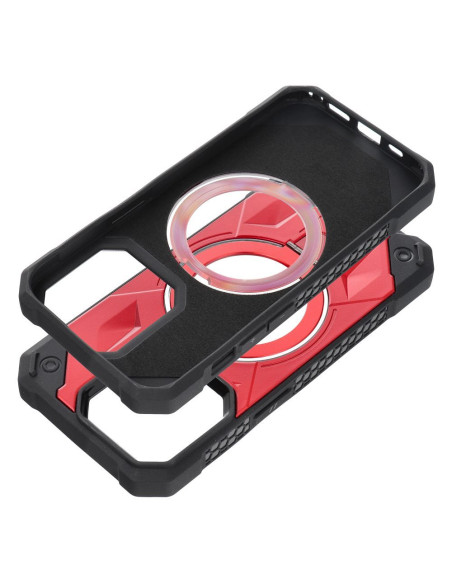 ARMOR MAG COVER compatible avec MagSafe pour IPHONE 14 Plus rouge