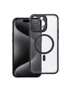 Coque MATTE MAG COVER compatible avec MagSafe pour IPHONE 15 Pro Max noir