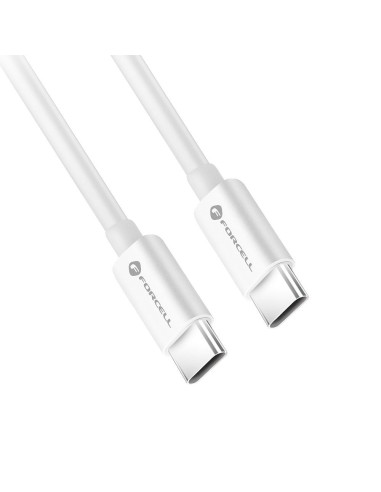 FORCELL câble Type C vers Type C QC4.0 3A/20V PD60W C338 50cm blanc