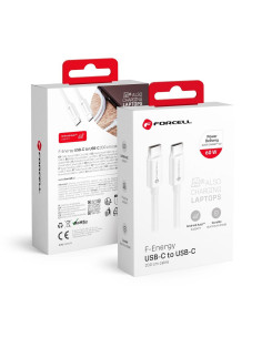 FORCELL F-ENERGY C338 cable Type C to Type C PD QC4.0 3A 60W 2 m white