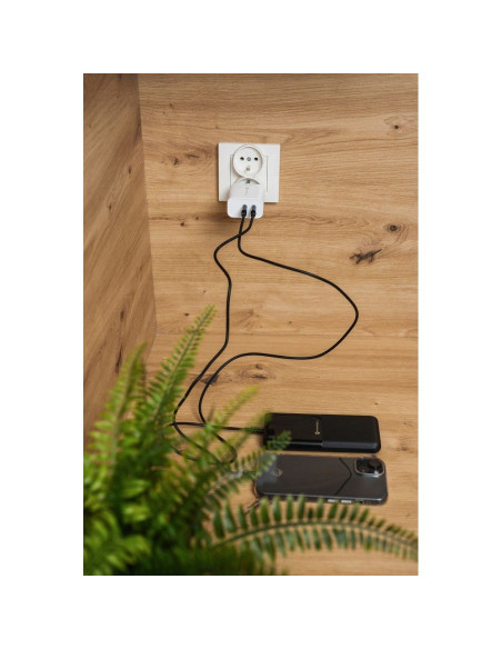 FORCELL câble Type C vers Type C QC4.0 3A/20V PD60W C338 1.5m noir