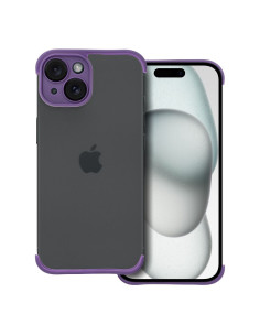 Coque MINI BUMPERS avec protection de l'îlot de la caméra pour IPHONE 15 violet