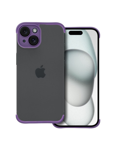 Coque MINI BUMPERS avec protection de l'îlot de la caméra pour IPHONE 15 violet