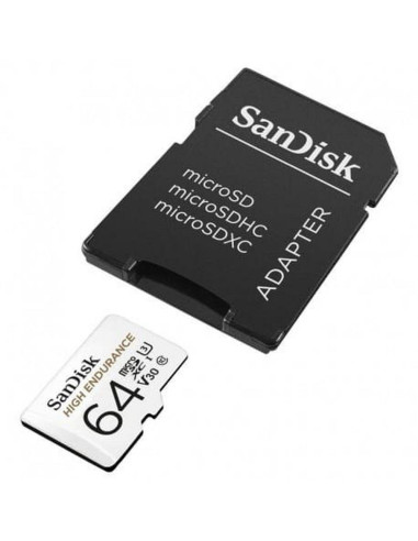 SANDISK carte mémoire microSD 32GB 100MB/s class 10 avec adaptateur SD