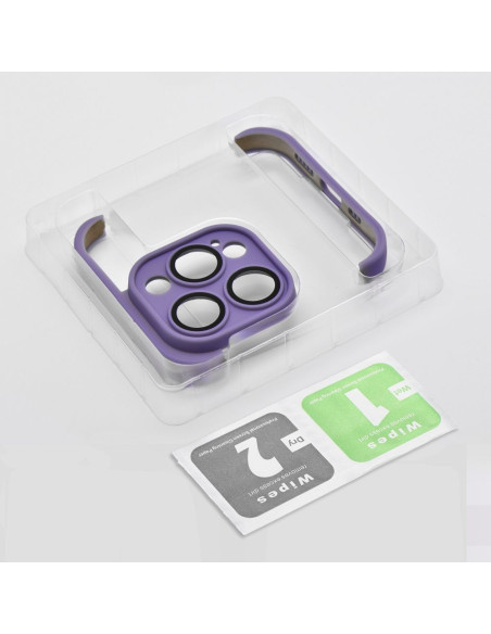 Coque MINI BUMPERS avec protection de l'îlot de la caméra pour IPHONE 15 Pro Max violet