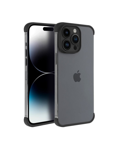 Coque MINI BUMPERS avec protection de l'îlot de la caméra pour IPHONE 15 Plus noir