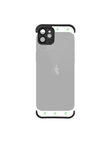 Coque MINI BUMPERS avec protection de l'îlot de la caméra pour IPHONE 15 Plus noir