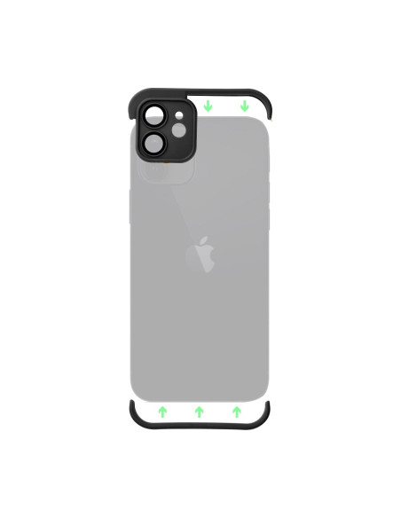 Coque MINI BUMPERS avec protection de l'îlot de la caméra pour IPHONE 15 Plus noir