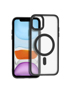 MATTE MAG COVER compatible avec MagSafe pour IPHONE 11 noir
