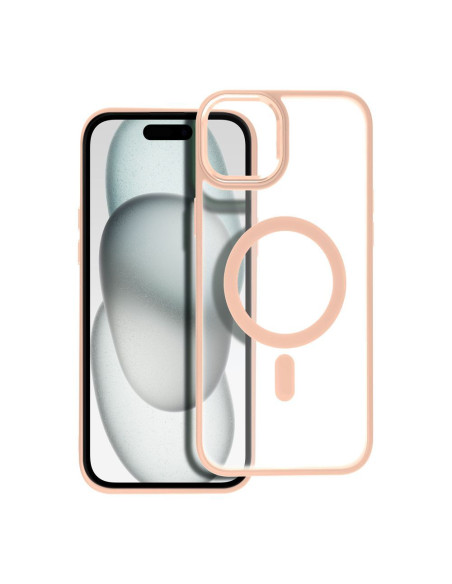 MATTE MAG COVER compatible avec MagSafe pour IPHONE 15 Plus Coque