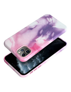 Coque MAG COVER en cuir compatible avec MagSafe pour IPHONE 11 Pro Max purple splash 2