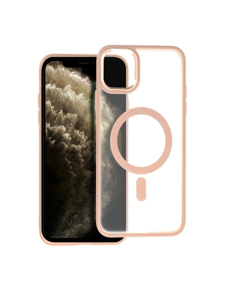 MATTE MAG COVER case compatible with MagSafe for IPHONE 11 Pro Max pink
