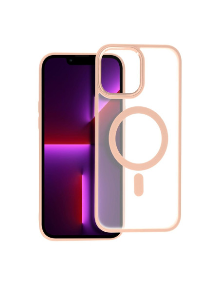 MATTE MAG COVER case compatible with MagSafe for IPHONE 13 Pro pink
