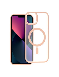 MATTE MAG COVER case compatible with MagSafe for IPHONE 13 pink