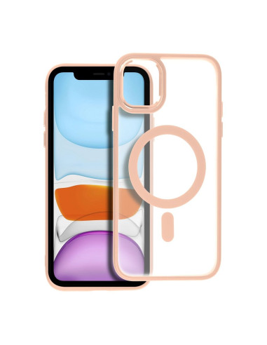 MATTE MAG COVER case compatible with MagSafe for IPHONE 11 pink