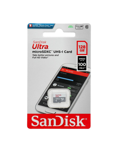 SANDISK memory card ULTRA SDXC 128GB 100MB/s class 10