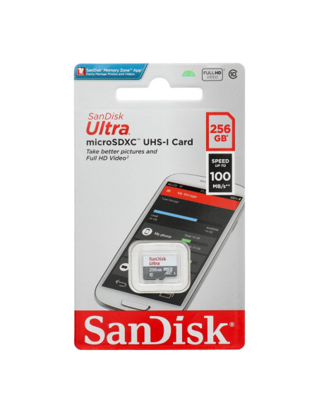 SANDISK memory card ULTRA SDXC 256GB 100MB/s class 10