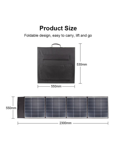 Solar Panel 200W/ 36V for Power Station PEP-C00600 600W