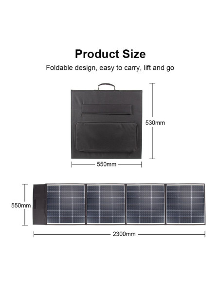 Solar Panel 200W/ 36V for Power Station PEP-C00600 600W