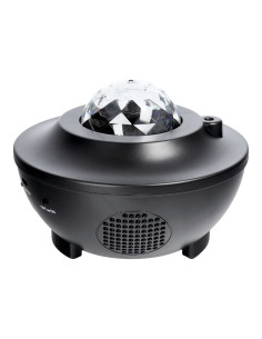 Projecteur LED / Disco star avec haut-parleur bluetooth + télécommande + USB BTM0504 / HD-SPL noir 2