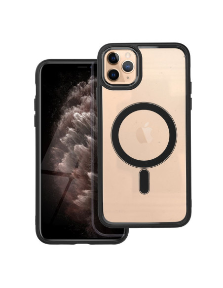 COLOR EDGE MAG COVER compatible avec MagSafe pour IPHONE 11 Pro Max noir