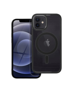 COLOR EDGE MAG COVER Coque compatible avec MagSafe pour IPHONE 12 / 12 Pro noir