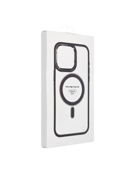 COLOR EDGE MAG COVER compatible avec MagSafe pour IPHONE 13 Pro Max noir