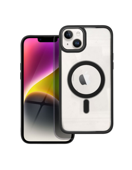 COLOR EDGE MAG COVER compatible avec MagSafe pour IPHONE 14 Plus noir