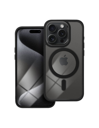COLOR EDGE MAG COVER compatible avec MagSafe pour IPHONE 15 Pro noir