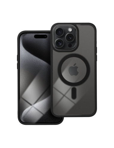 COLOR EDGE MAG COVER compatible avec MagSafe pour IPHONE 15 Pro Max noir