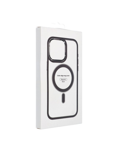 COLOR EDGE MAG COVER compatible avec MagSafe pour IPHONE 15 Pro Max noir