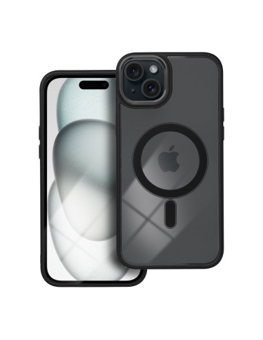 COLOR EDGE MAG COVER compatible avec MagSafe pour IPHONE 15 Plus noir