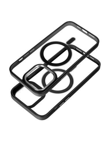 COLOR EDGE MAG COVER compatible avec MagSafe pour IPHONE 15 Plus noir