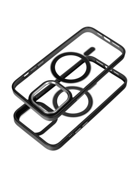COLOR EDGE MAG COVER compatible avec MagSafe pour IPHONE 15 Plus noir