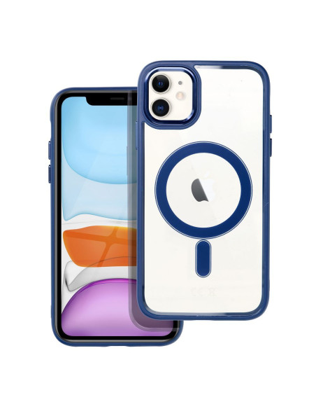 COLOR EDGE MAG COVER compatible avec MagSafe pour IPHONE 11 bleu