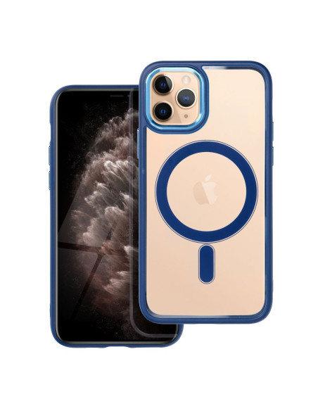 COLOR EDGE MAG COVER compatible avec MagSafe pour IPHONE 11 Pro bleu