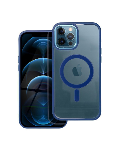 COLOR EDGE MAG COVER compatible avec MagSafe pour IPHONE 12 Pro Max bleu