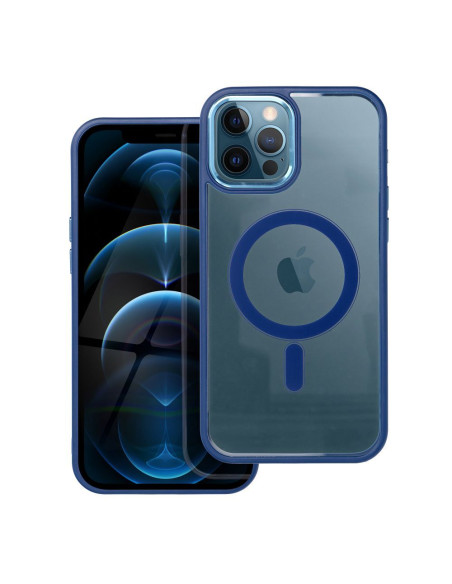 COLOR EDGE MAG COVER compatible avec MagSafe pour IPHONE 12 Pro Max bleu