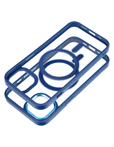 COLOR EDGE MAG COVER compatible avec MagSafe pour IPHONE 13 bleu