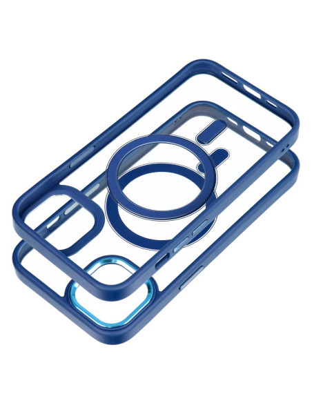 COLOR EDGE MAG COVER compatible avec MagSafe pour IPHONE 13 bleu