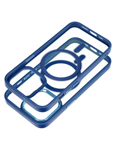 COLOR EDGE MAG COVER compatible avec MagSafe pour IPHONE 13 Pro bleu
