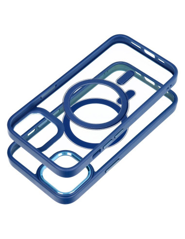 COLOR EDGE MAG COVER compatible avec MagSafe pour IPHONE 14 bleu