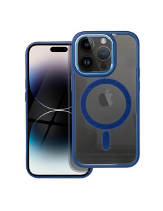 COLOR EDGE MAG COVER compatible avec MagSafe pour IPHONE 14 Pro bleu