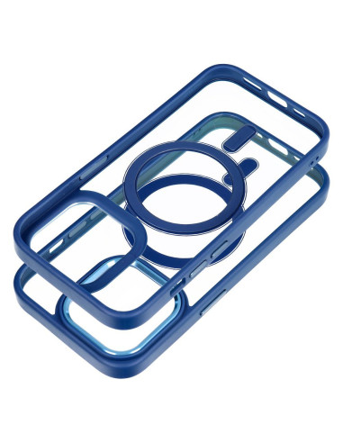 COLOR EDGE MAG COVER compatible avec MagSafe pour IPHONE 14 Pro bleu
