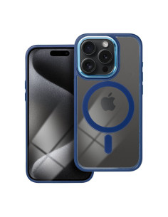 COLOR EDGE MAG COVER compatible avec MagSafe pour IPHONE 15 Pro bleu
